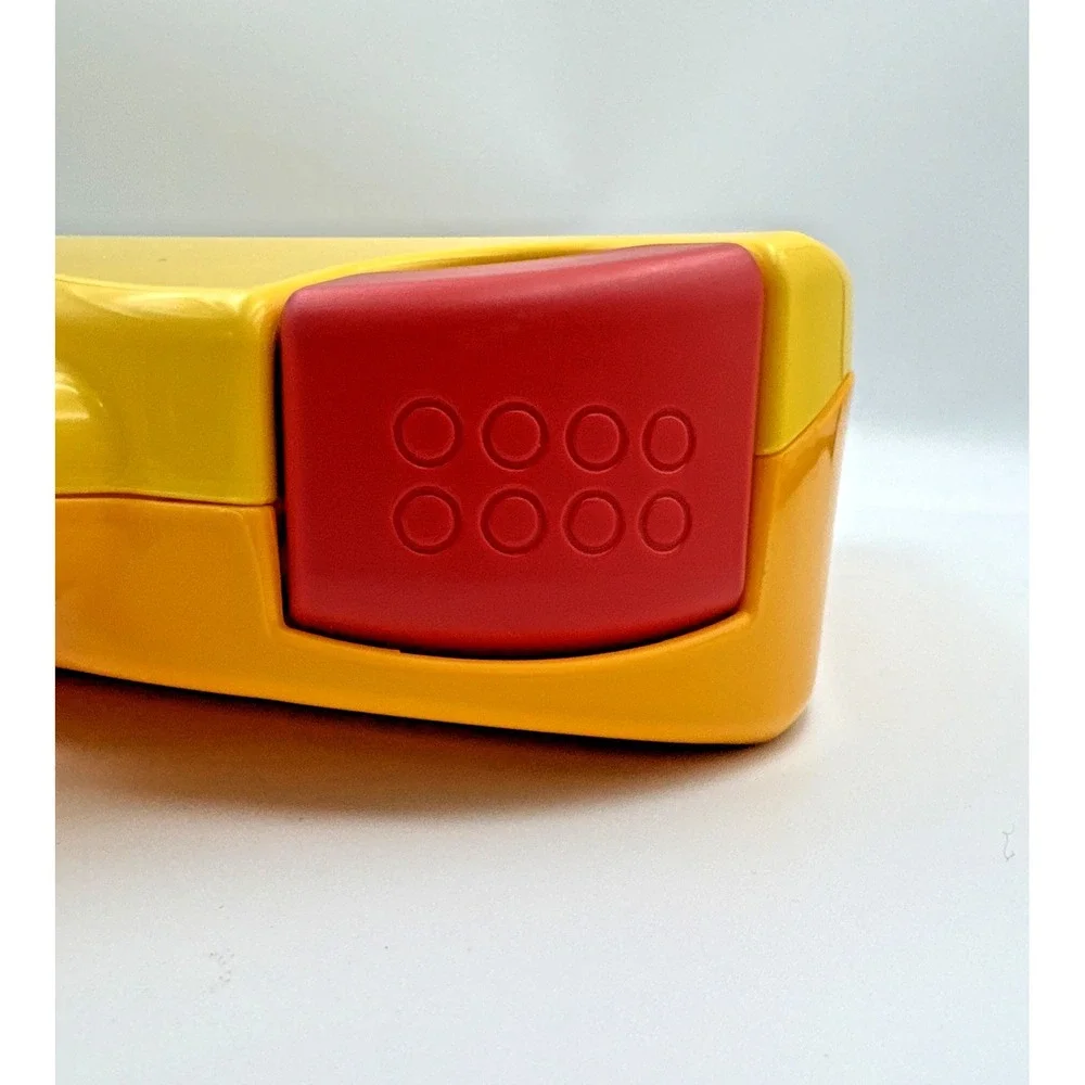 LEGO Yellow & Orange Plastic Carrying Case Storage Box‎ With Dividers